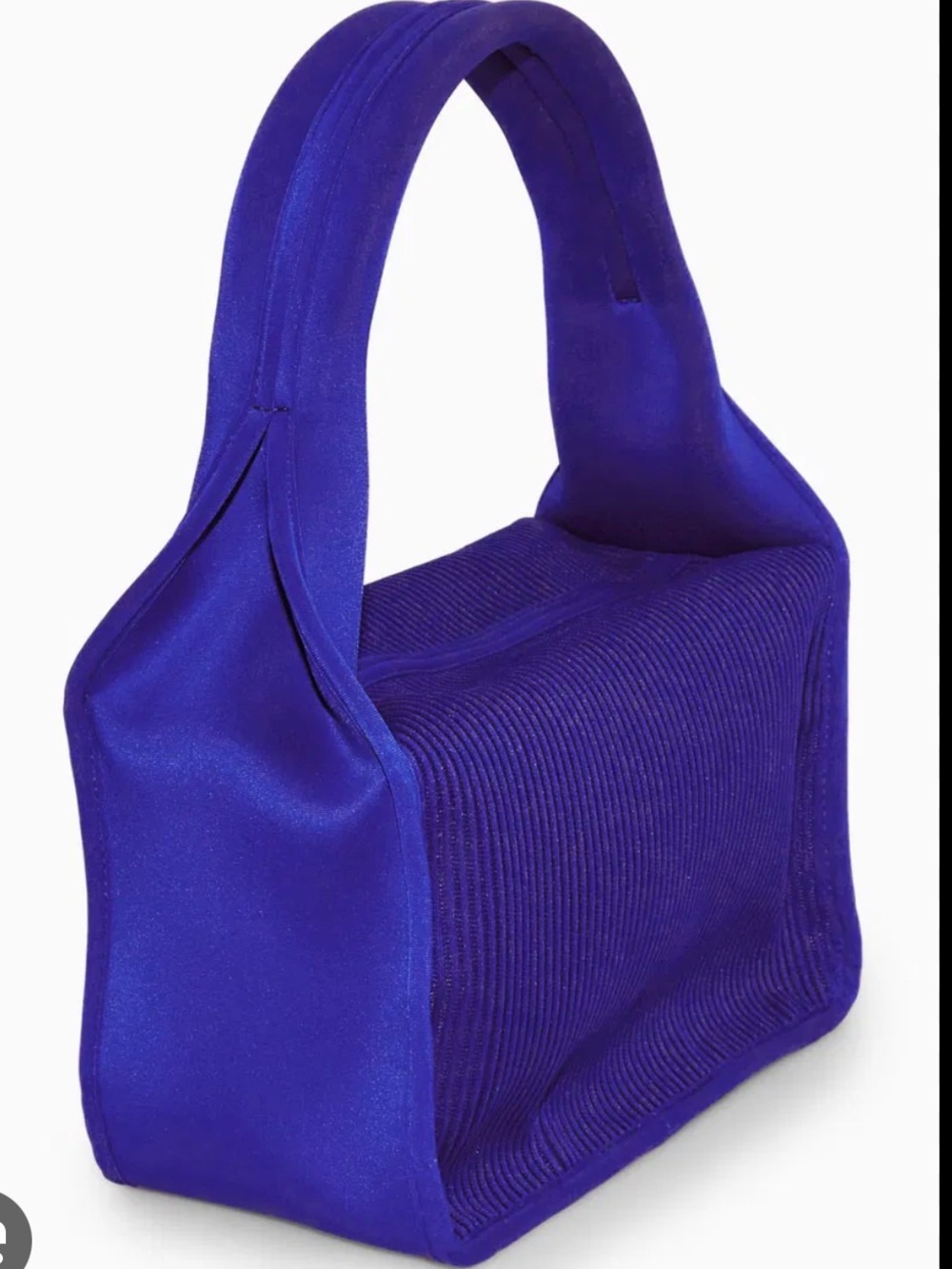 COS ribbed scuba shoulder bag